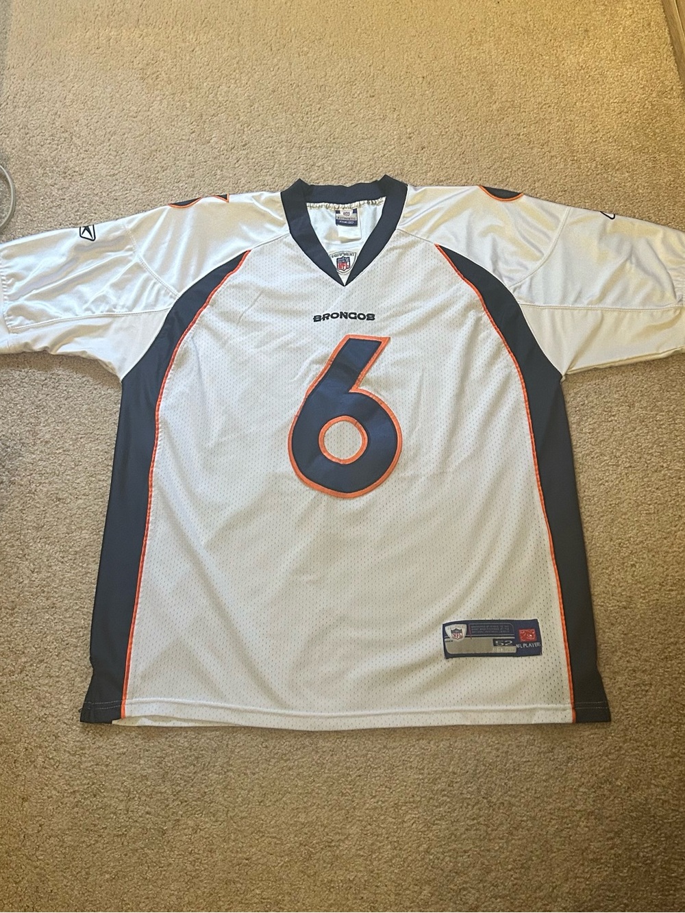Denver Broncos #6 Jay Cutler Jersey Size 52
